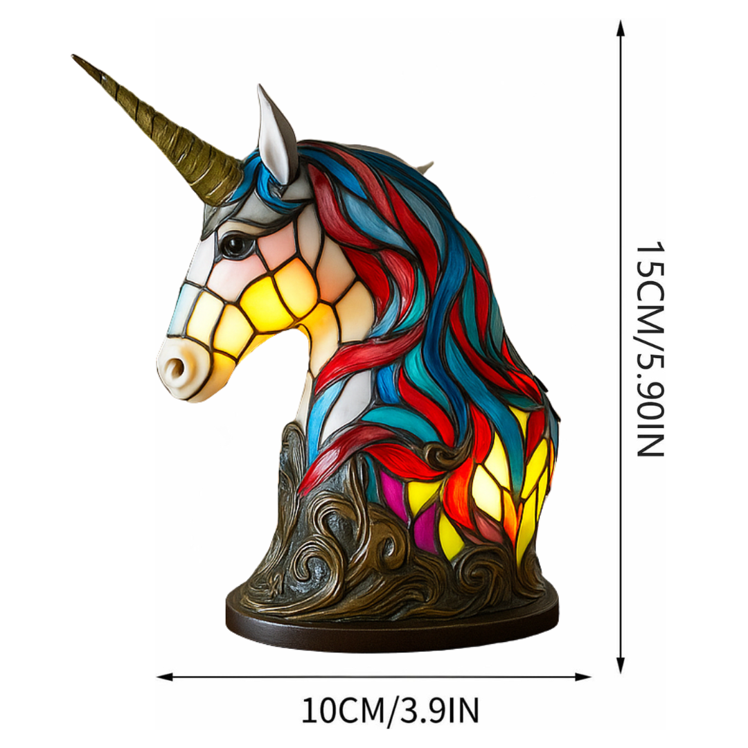 GlowUnicorn - handgefertigte Lampe, die Herzen zum Strahlen bringt
