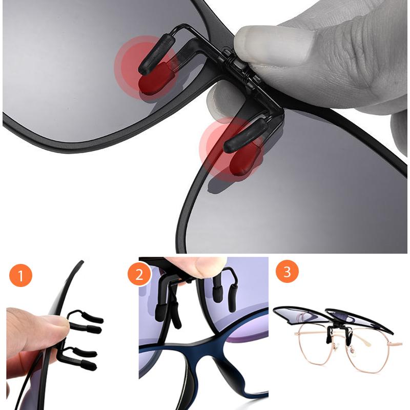 Neue polarisierte Clip-On Flip-Up Sonnenbrille