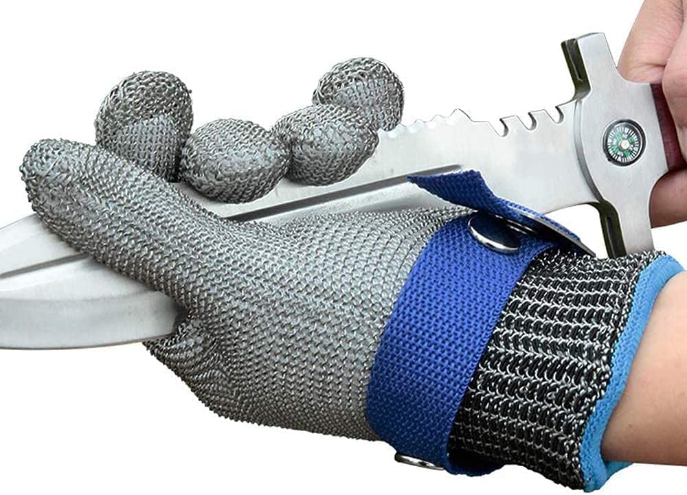 Lebensmittelqualität Edelstahl Mesh Metall Handschuh