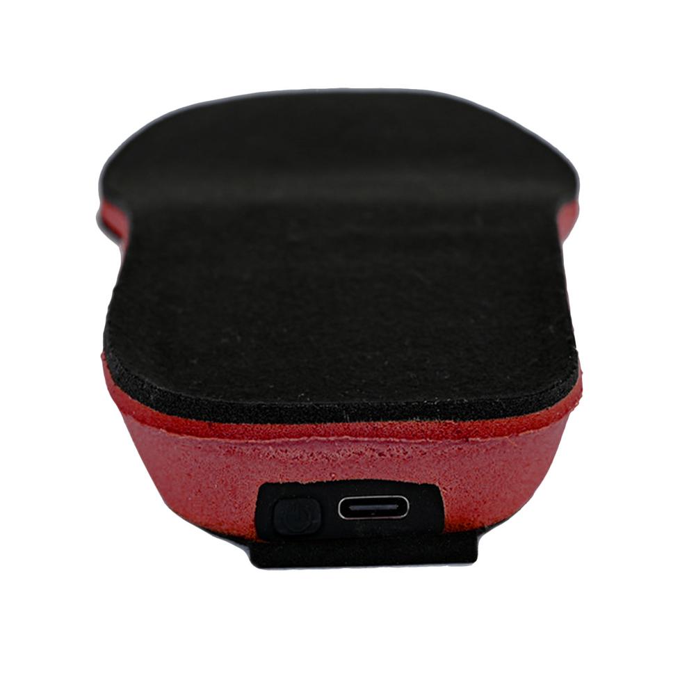 Beheizbare Schuheinlagen : Usb-beheizte schuh-einlegesohlen fernbedienung 4.2V 2100mAH