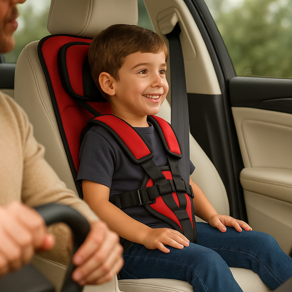 Reise-Kindersitz Booster, Tragbar, Faltbar, Kompakt für Kleinkinder