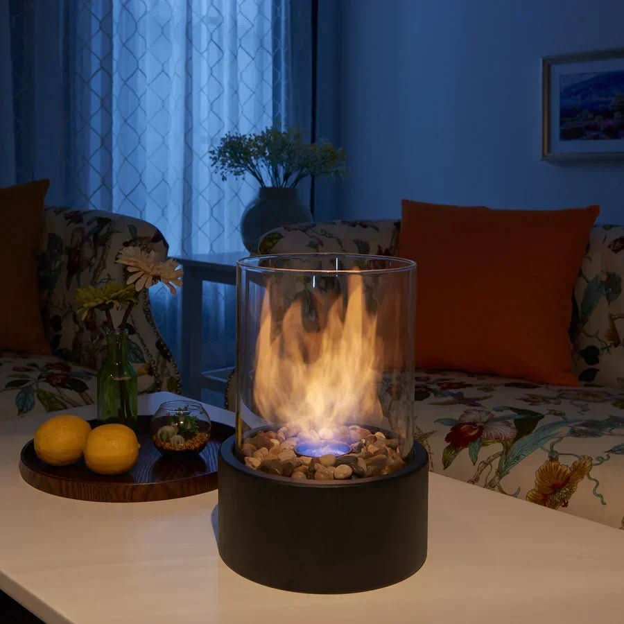 CosyFlame Tischkamin – Moderner Bioethanol Tischkamin mit echtem Flammenbild und skandinavischem Design