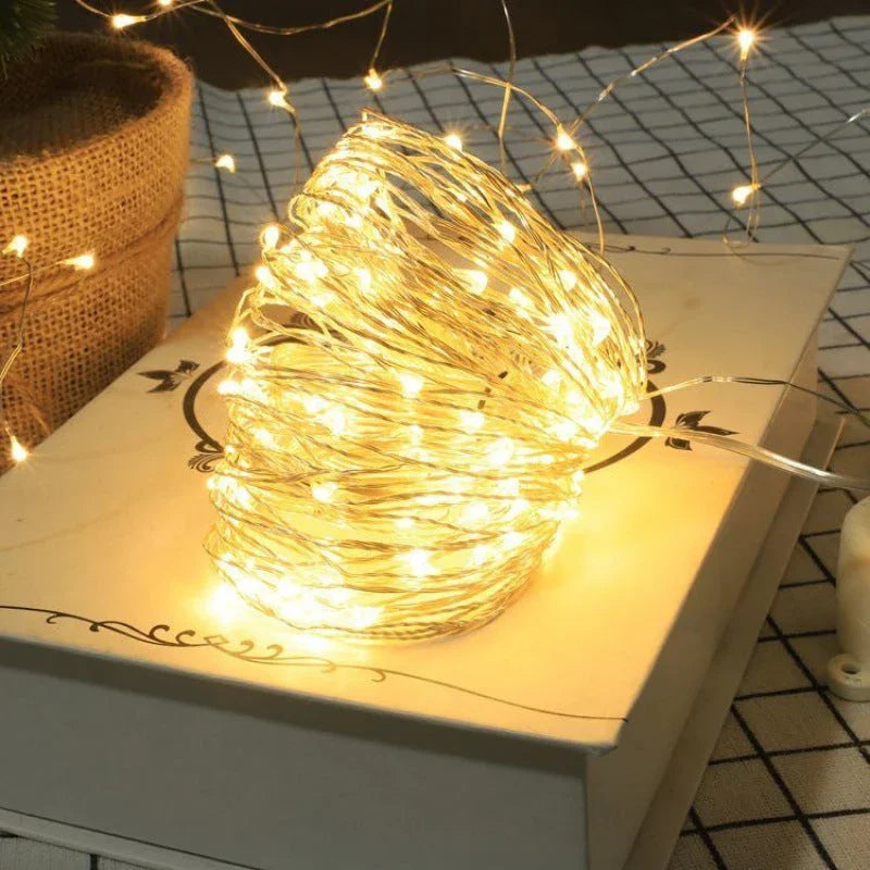 Feen-Lichterkette - Batteriebetrieben - Warmweiß
