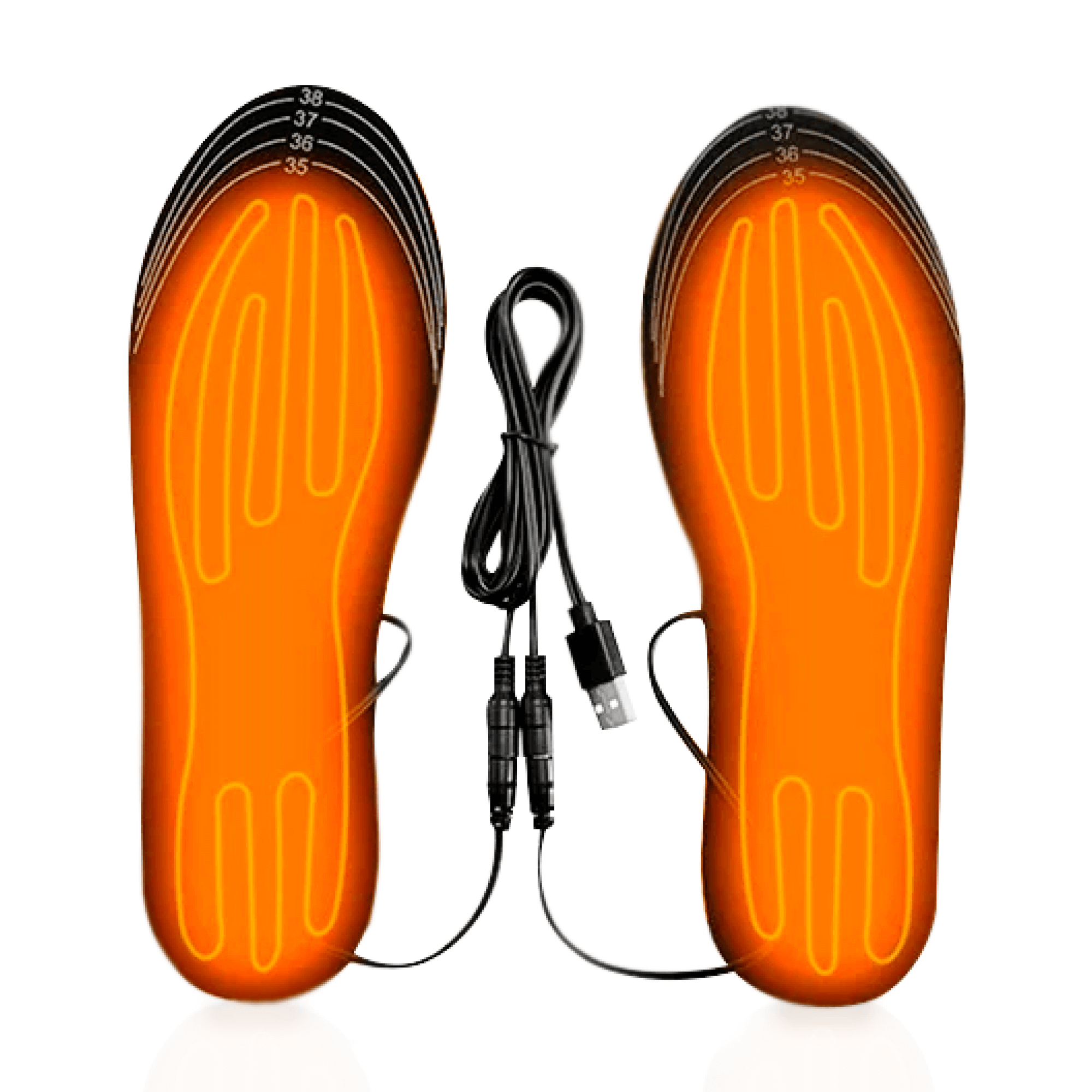 Wiederaufladbare beheizte Einlegesohlen für Stiefel für den ganzen Tag Winterwärme