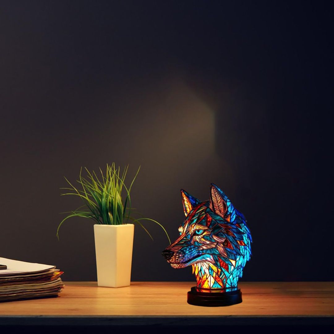 LeuchtWolf - handgefertigte Lampe, die Herzen zum Strahlen bringt