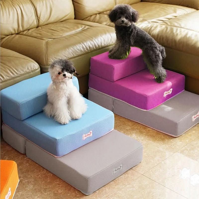 DOGSTEP PRO – Luxuriöse Hundetreppe für gelenkschonenden Zugang zu Sofa & Bett