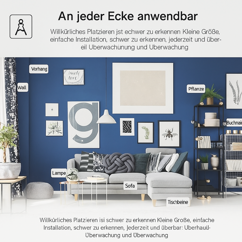 Überwachungskamera WLAN Mini mit Nachtsicht