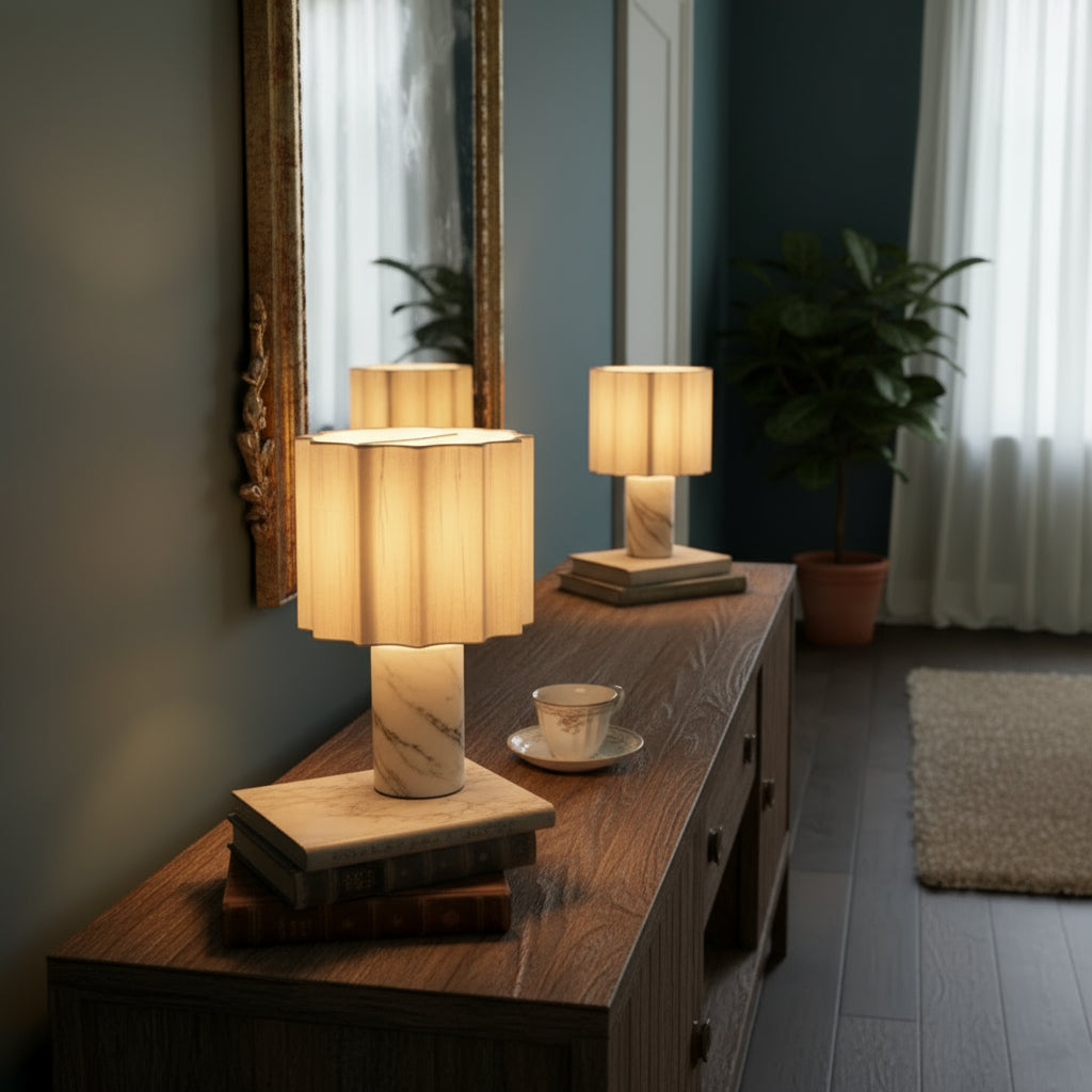 Mirna Marmor Tischlampe