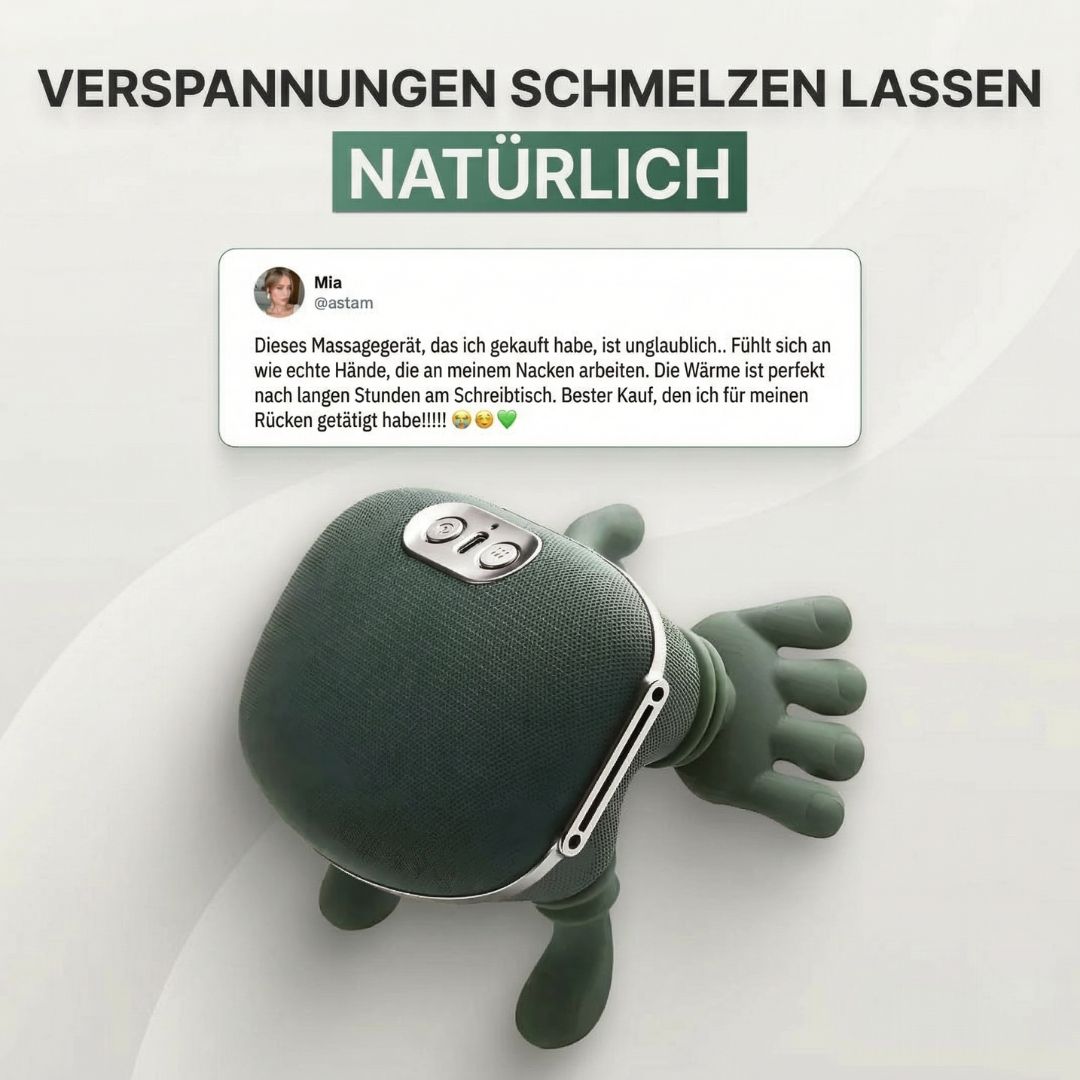 Nacken- & Schulter-Massager | Nackenmassage zu Hause für entspannte Muskeln | Nackenia