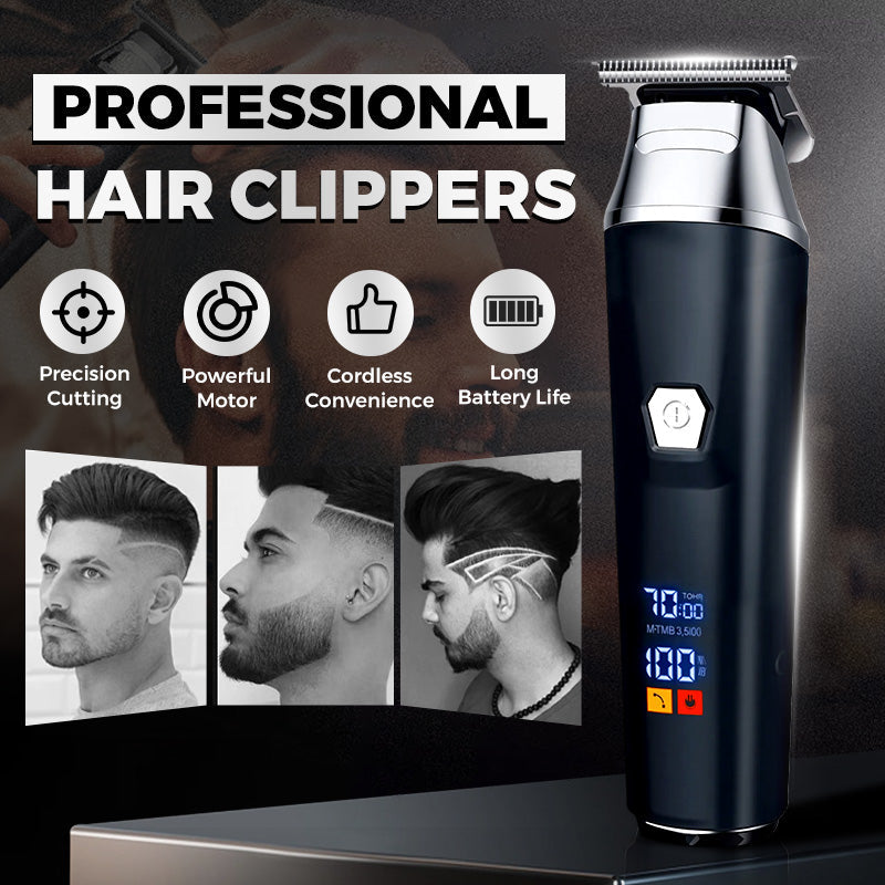 Haarschneider | Barttrimmer mit Digitalanzeige | TrimLux