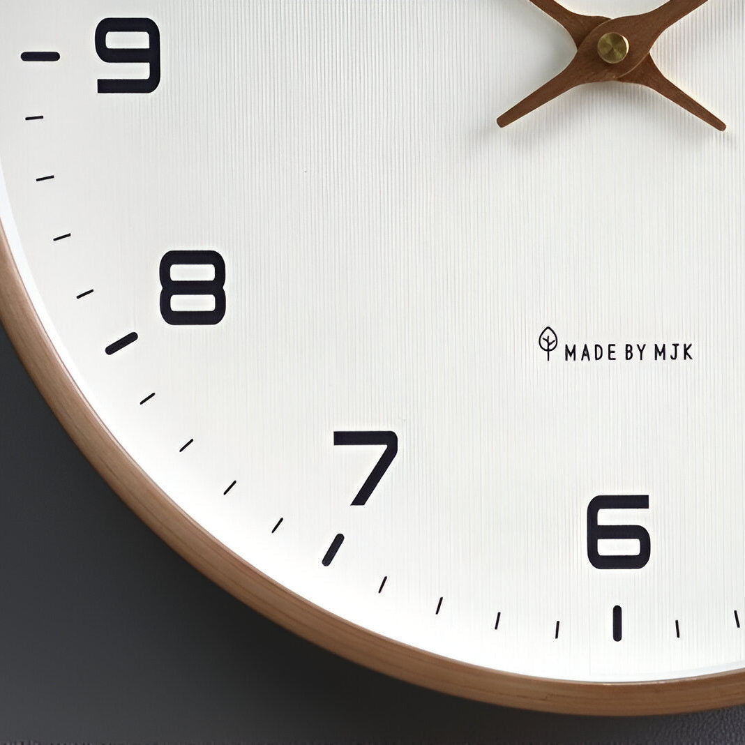 Holz Wanduhr | Moderne Uhr für das Wohnzimmer | Nordic Design Wanduhr | NordUhr