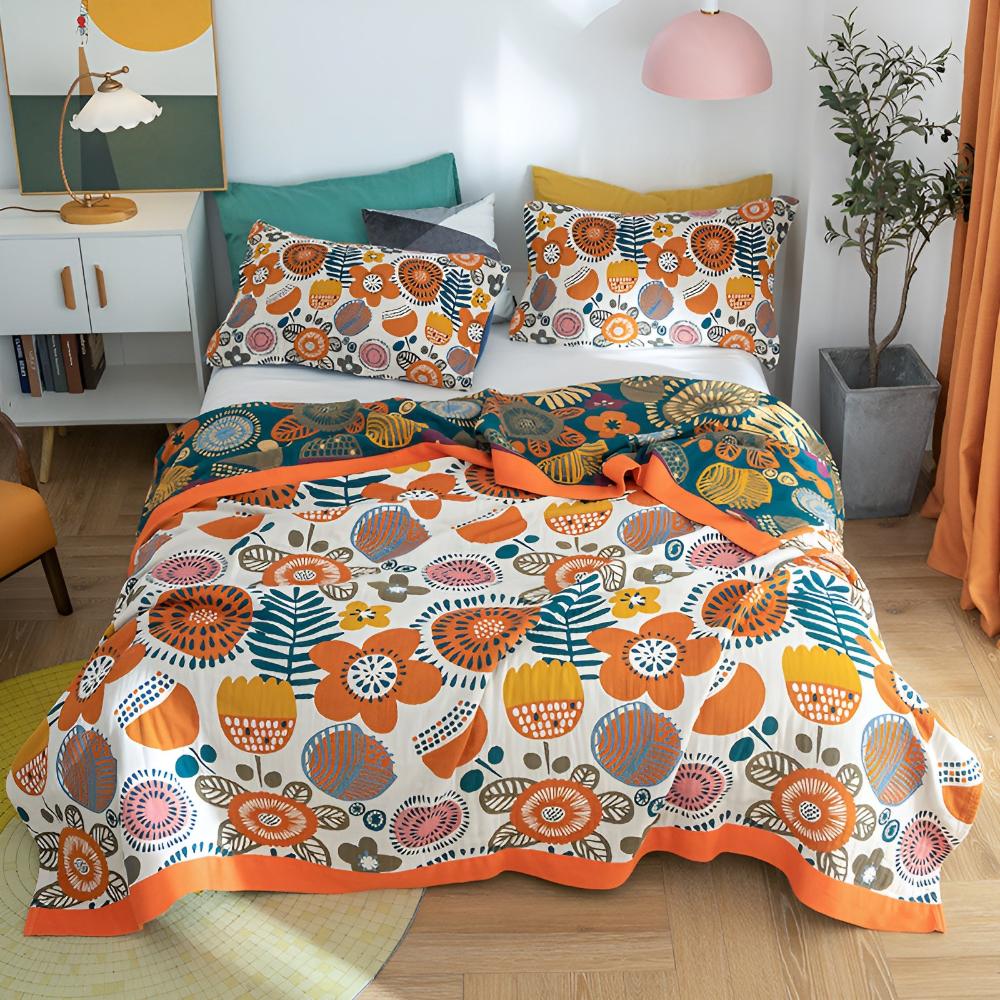 Boho Cartoon Blumen-Decke