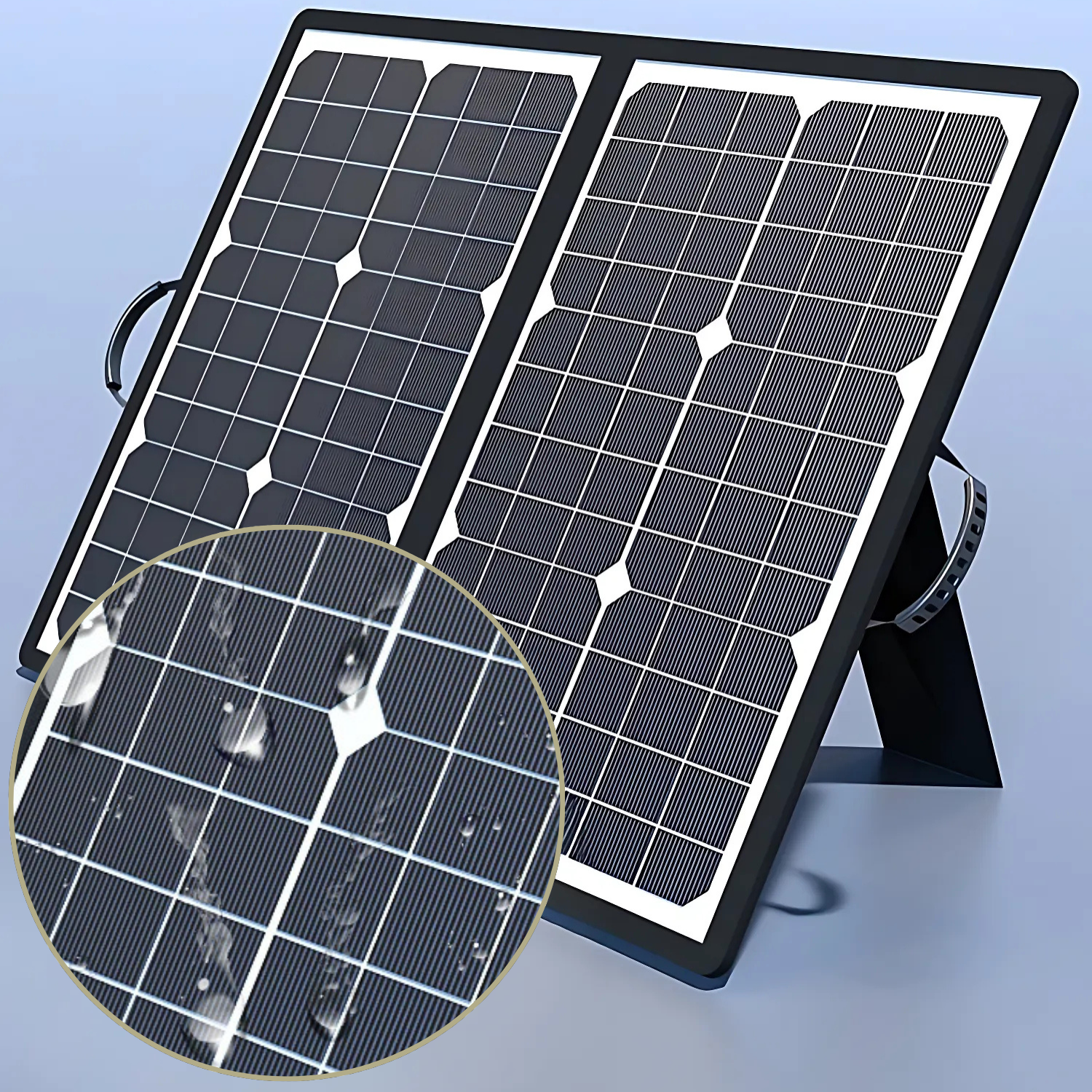 SolaraX 1000W Faltbares Solarpanel-Kit | Komplettset mit MPPT & USB/Type-C | Für Camping, Auto, Boot & Wohnwagen