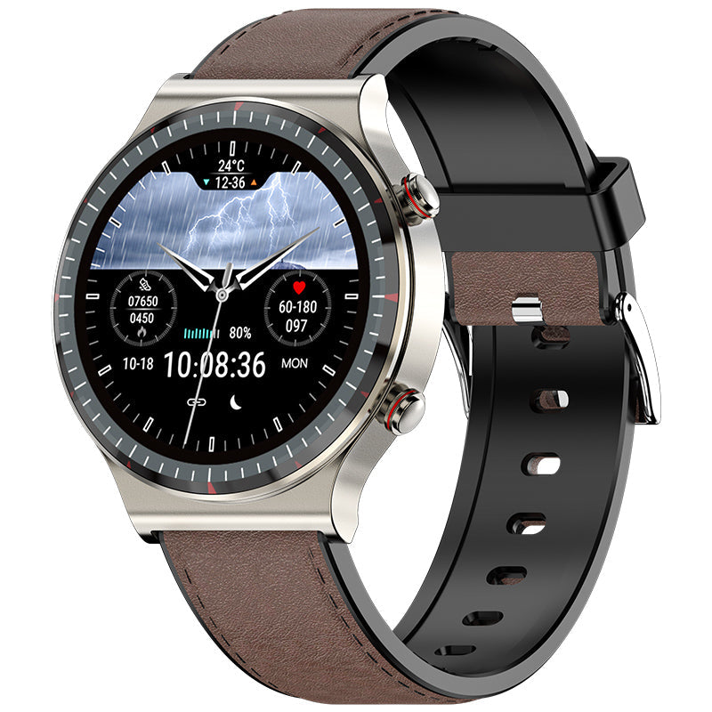 Medizinische EKG-Smartwatch | CFDA-zertifiziert | 512Hz High-Precision Biosensor | SpO2- & Herzfrequenz-Monitoring | KI-basierte Atemanalyse | IP67 Wasserdicht