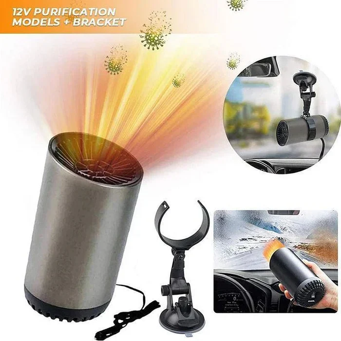 Schnellheizender Becherförmiger Auto-Warmluftgebläse - Schnelles Heizen & Kühlen, einstellbar, 360 Grad drehbar, Plug and Use für Auto, SUV, Wohnmobil und Lkw