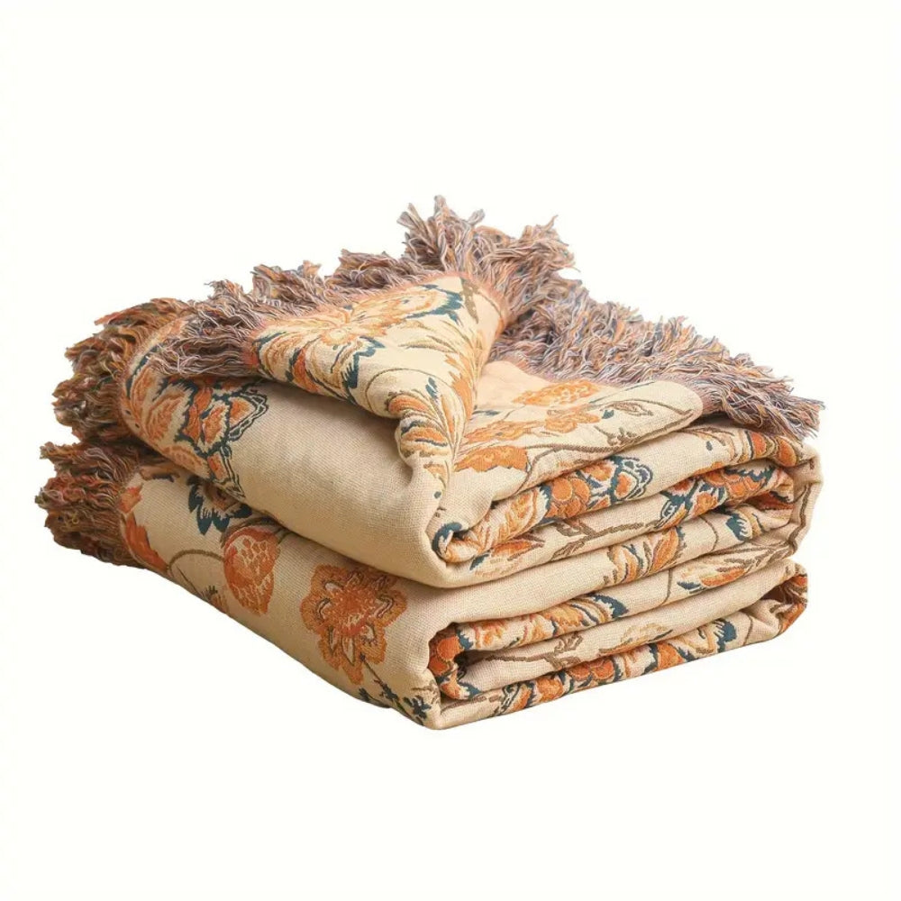 Rustikale Gemütliche Boho-Decke