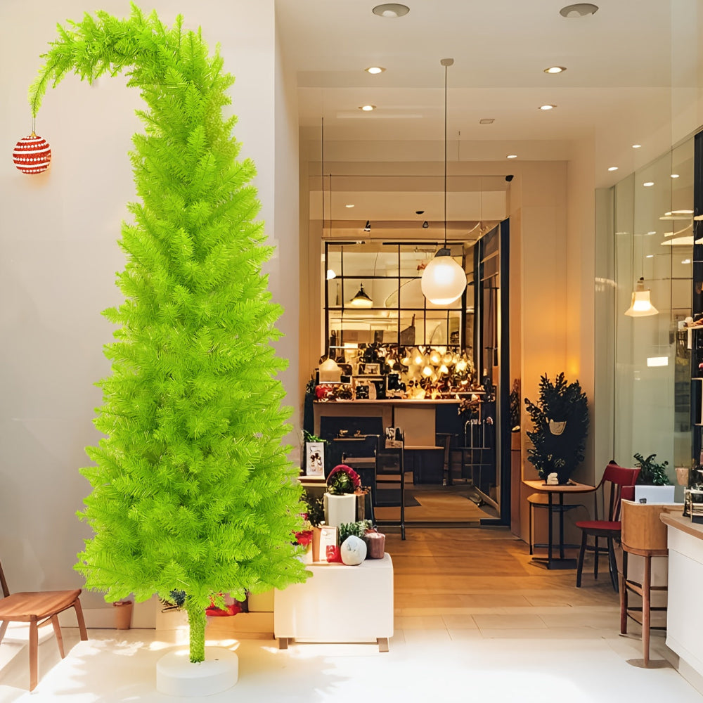 Biegbarer Weihnachtsbaum, Festliche Wohnungsdekoration Tischdisplay