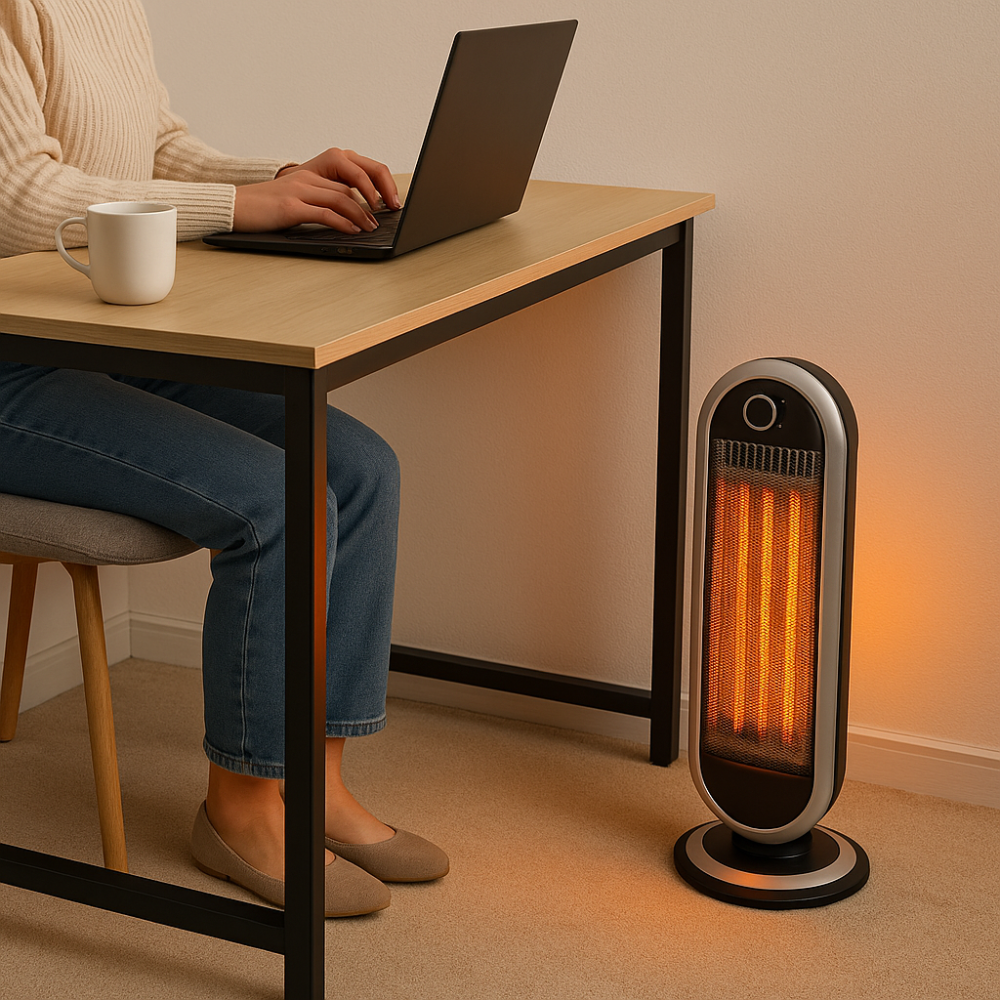 Elektrischer Raumheizer, tragbar, für drinnen, oszillierend, energieeffizient