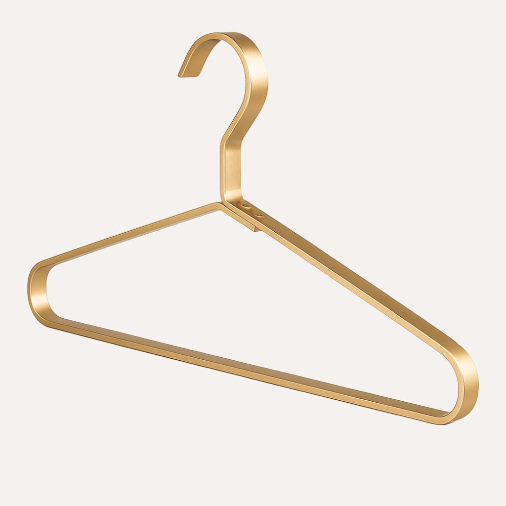 Quenva - Stilvolle Aluminium Slimline Kleiderbügel (4 Stück)