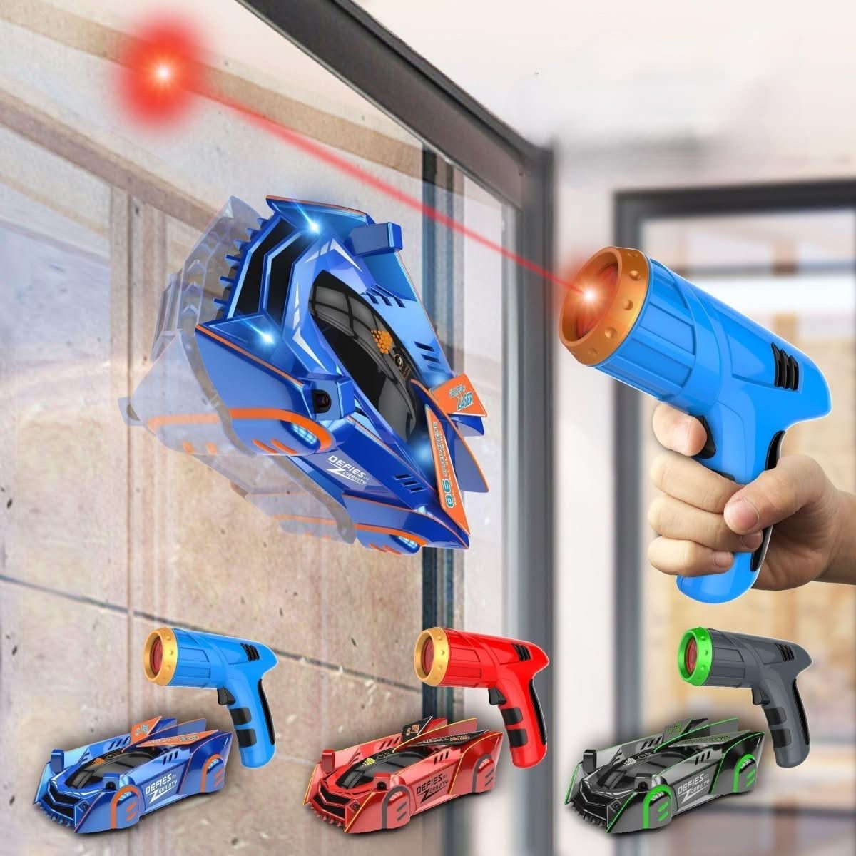 GravityRacer – Laser-gesteuertes Wandkletter-RC-Auto