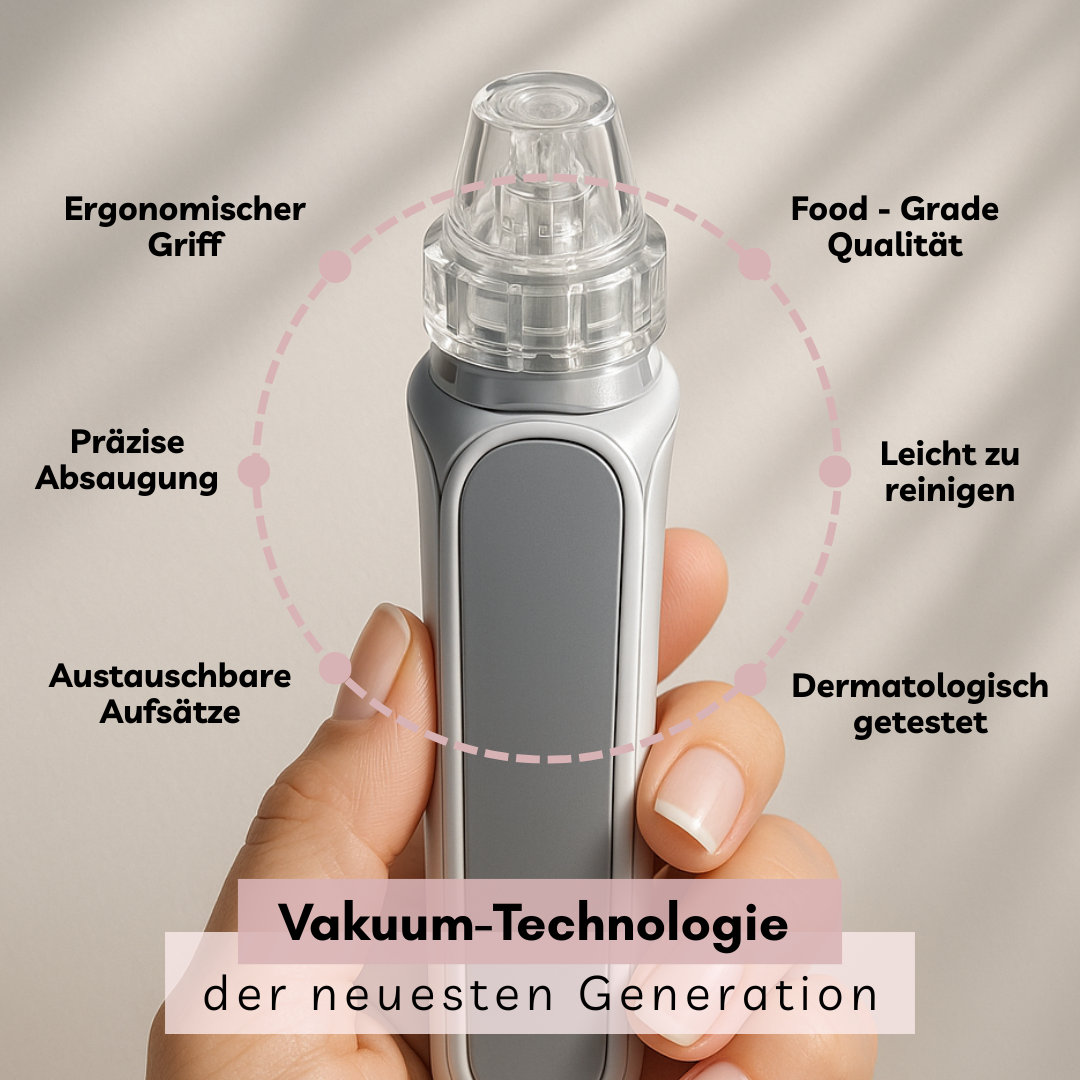 Hydrodermabrasion Porenreiniger – Wasserstoff- und Sauerstoffreinigung