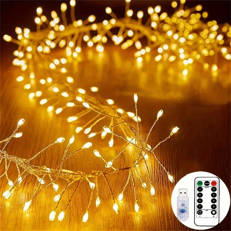 Innere Weihnachts-LED-Lichter - USB-betrieben - Fernbedienung