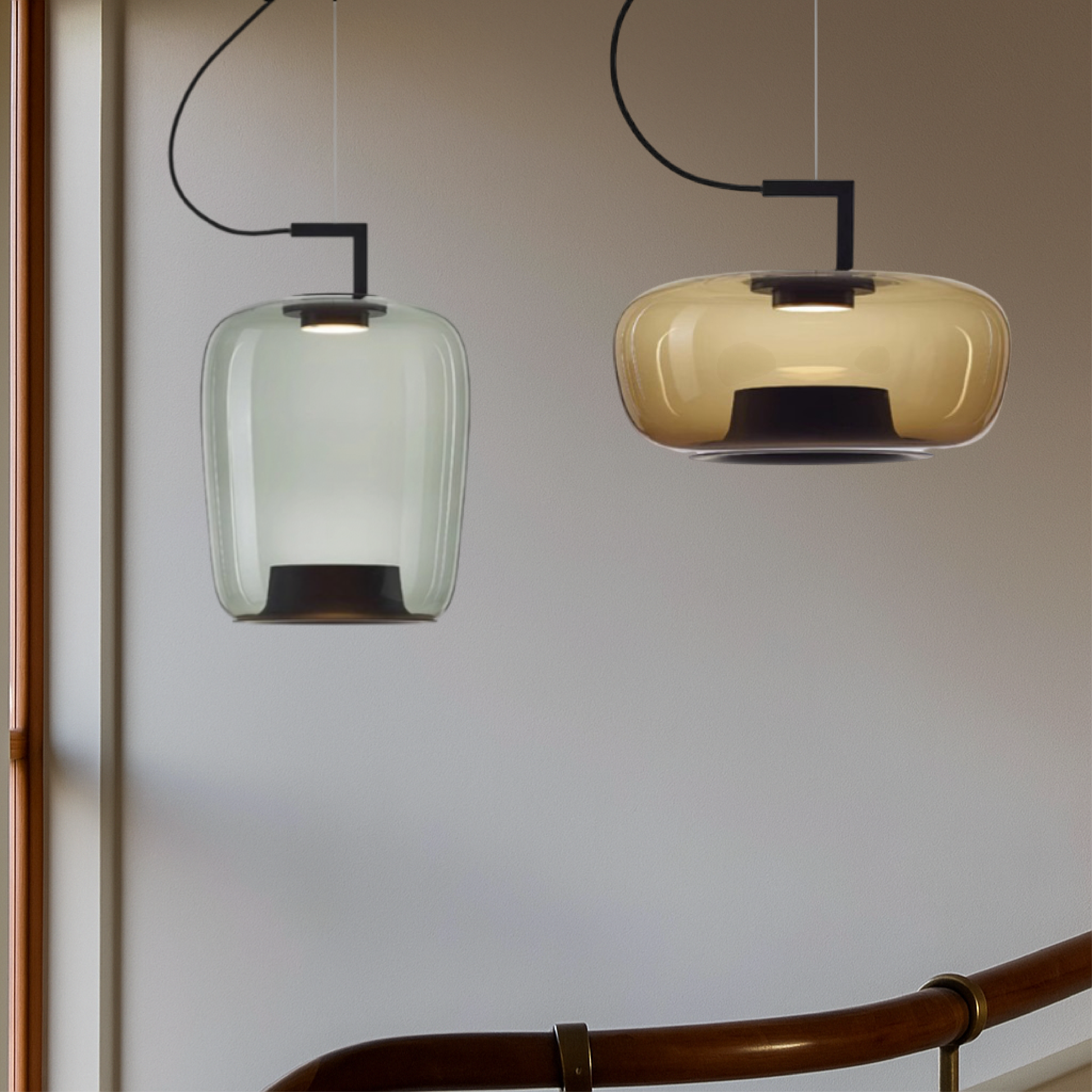 Jaura's Glas Pendelleuchte