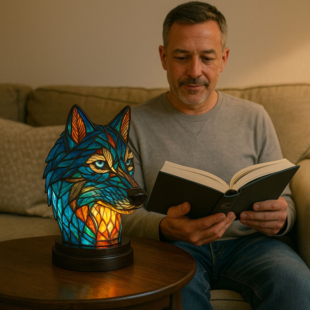 LeuchtWolf - handgefertigte Lampe, die Herzen zum Strahlen bringt