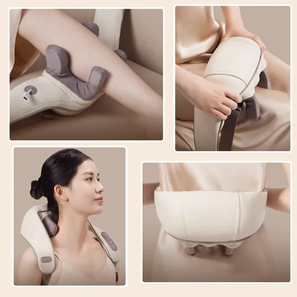 Nacken- und Schulter-Massager - Wärmetherapie - Verstellbare Einstellungen