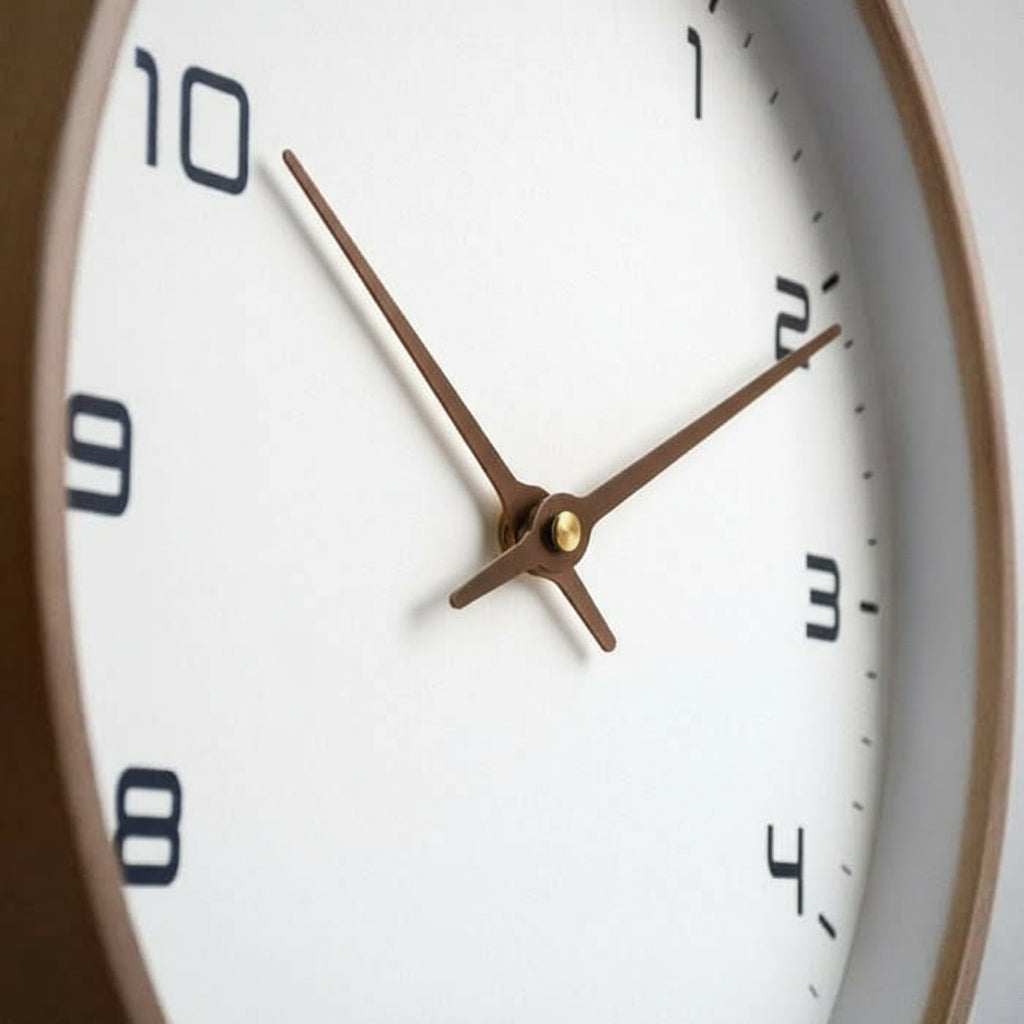 NordicTimber – Stilvolle Holz-Wanduhr für modernes Wohnen