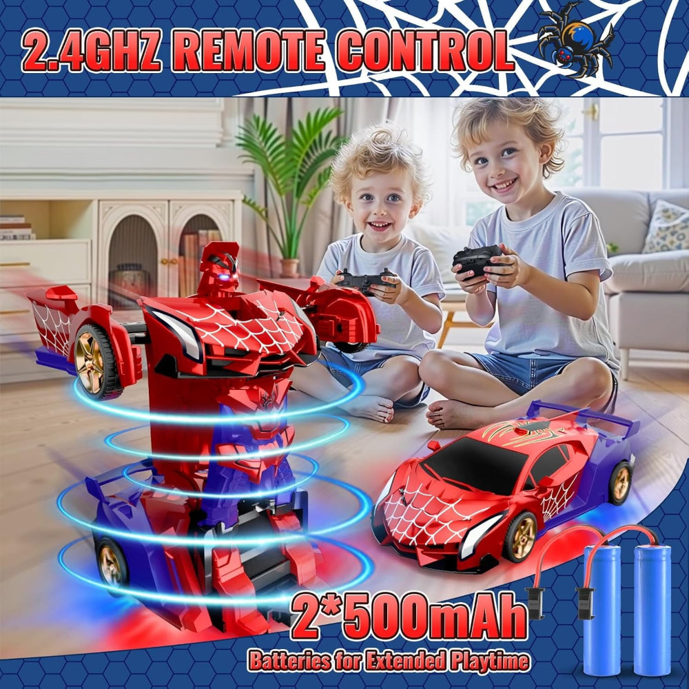 Fernbedienbares Geschenk-Roboterauto-Spielzeug mit LED-Licht