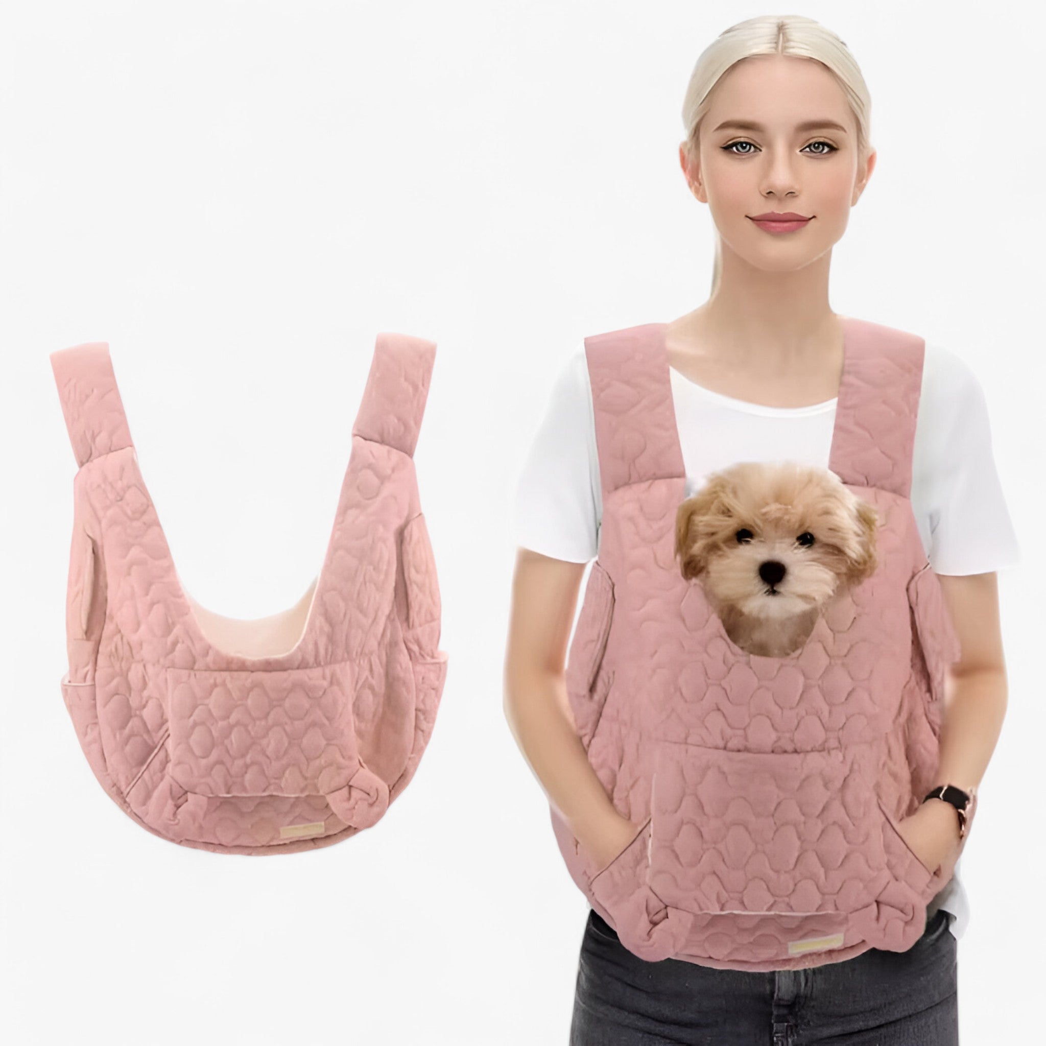 Pawrello Haustierträger bis zu 10 kg | Wetterfest & Komfortabel | Für Katzen & Kleine Hunde | Mit Ergonomischen Trägern