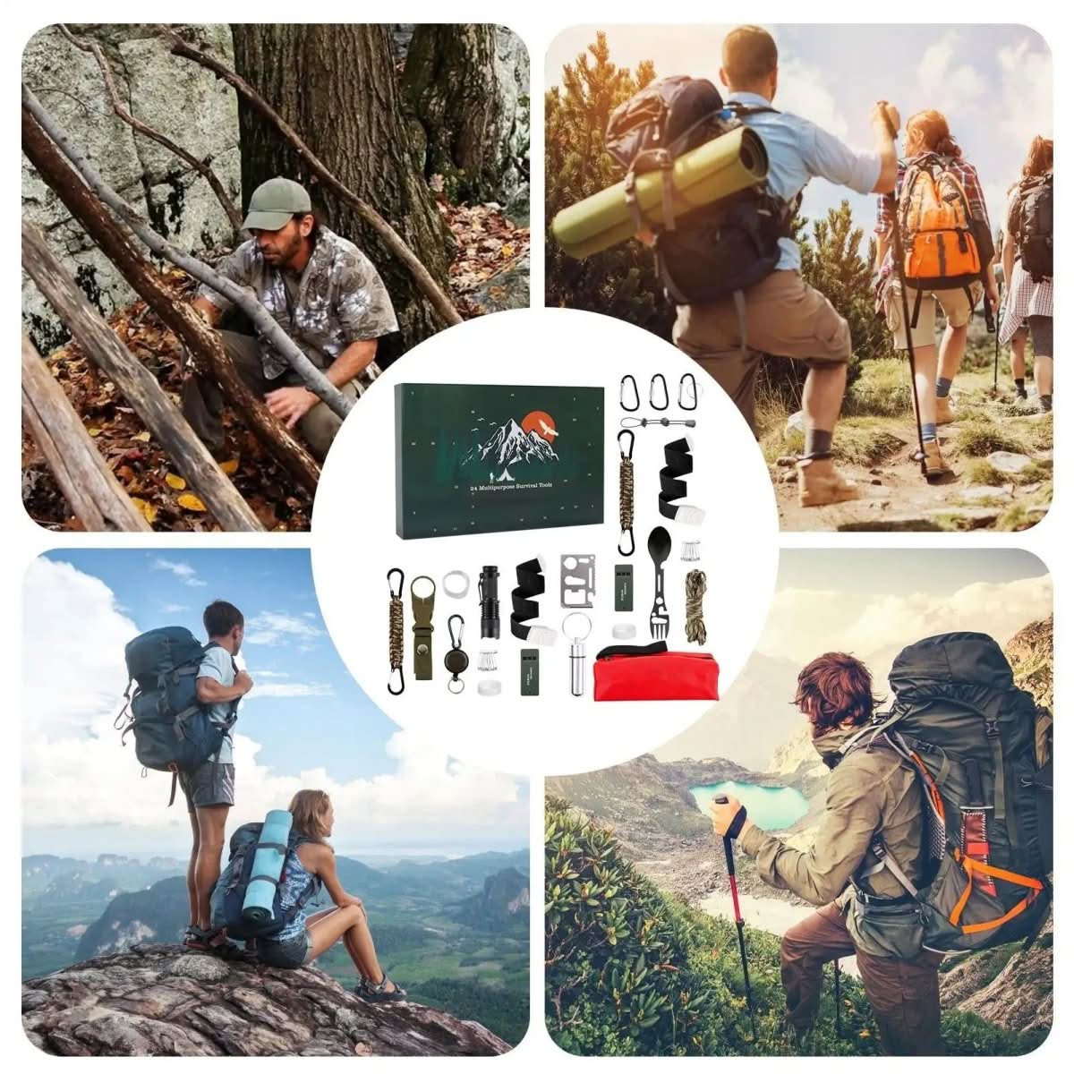 AdventureGear Adventskalender 2025 – 24 Outdoor-Werkzeuge