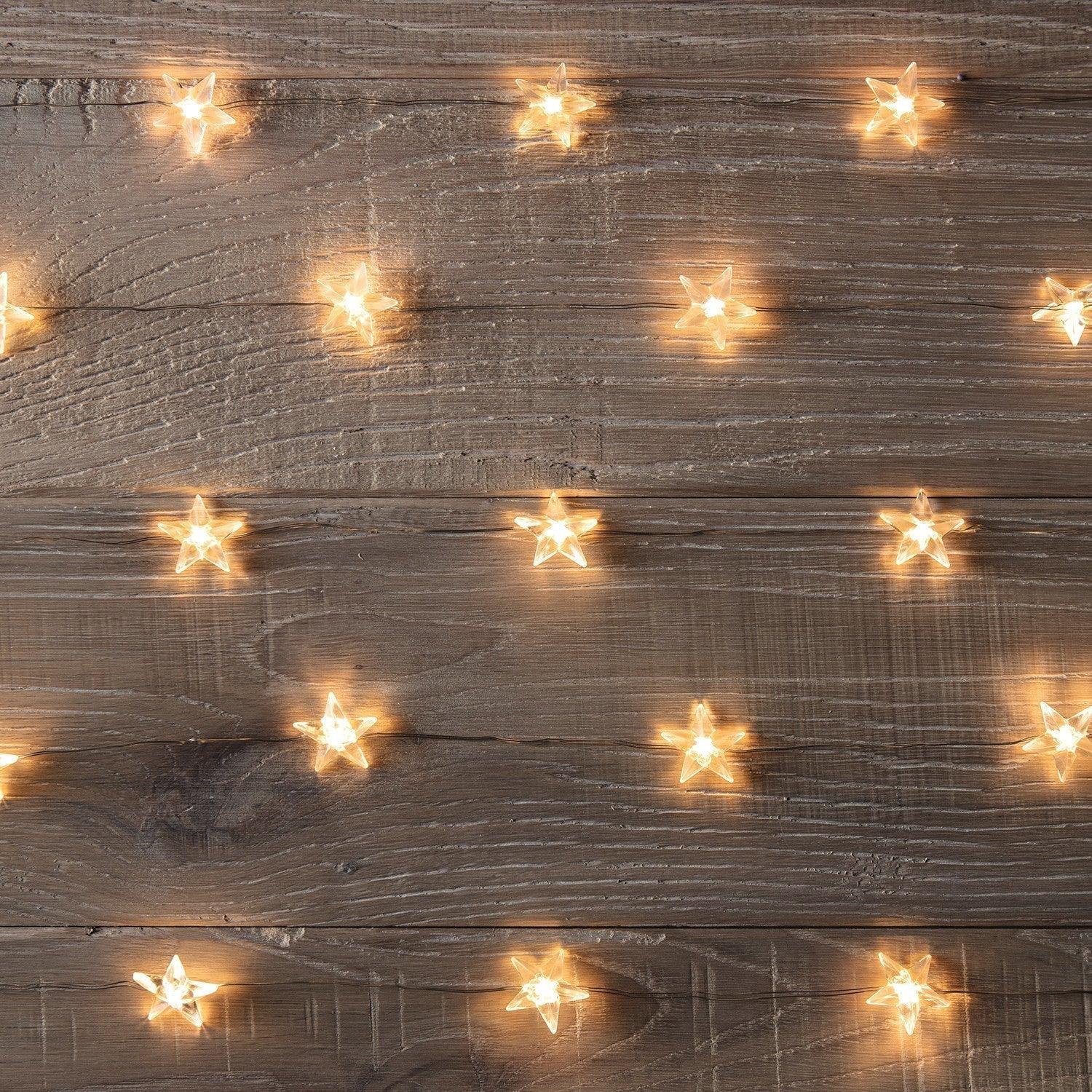 Sternenfee Lichterkette - Weihnachtsdekoration - Warmweißer Glanz