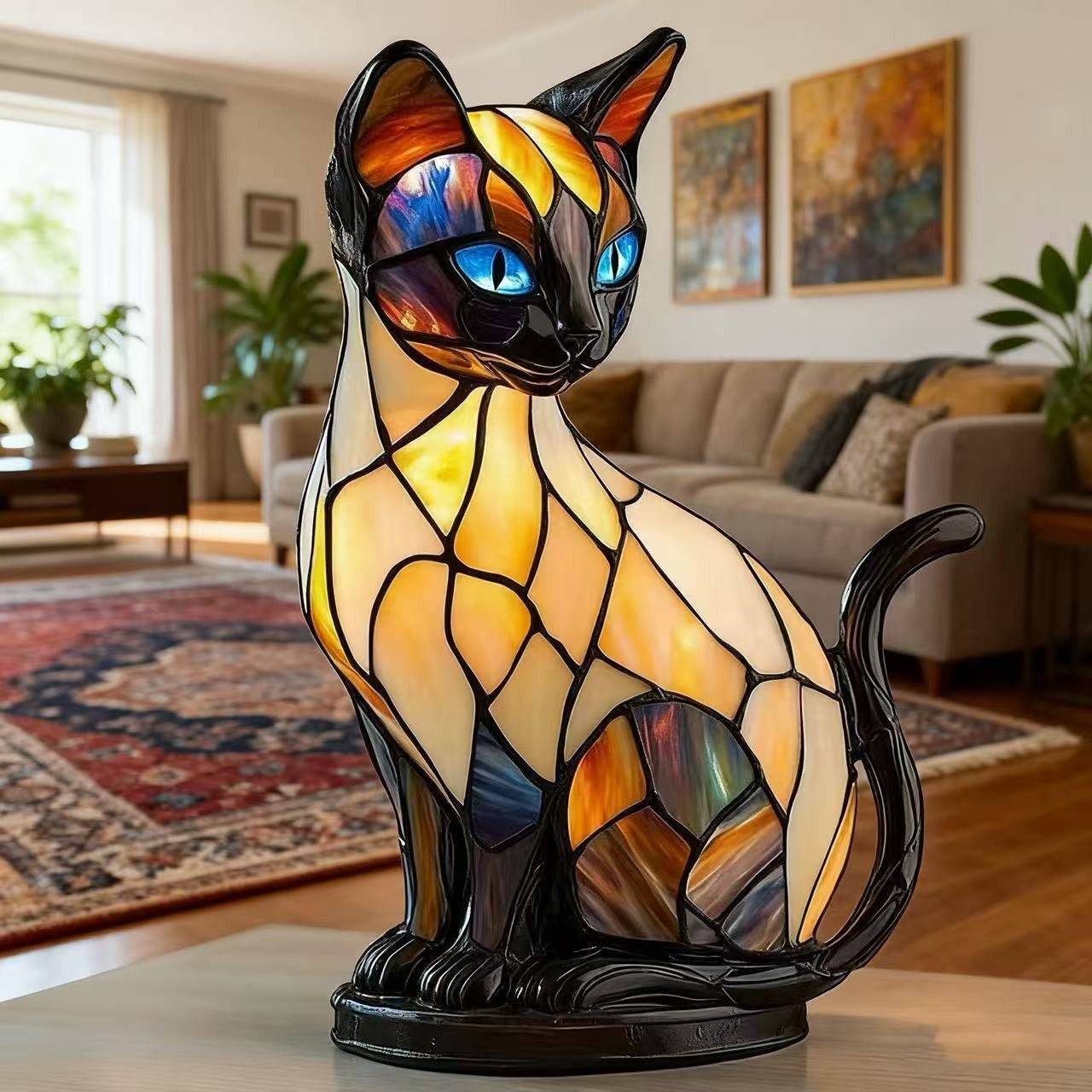 Luna Glow Cat – handgefertigte Lampe, die Herzen zum Strahlen bringt