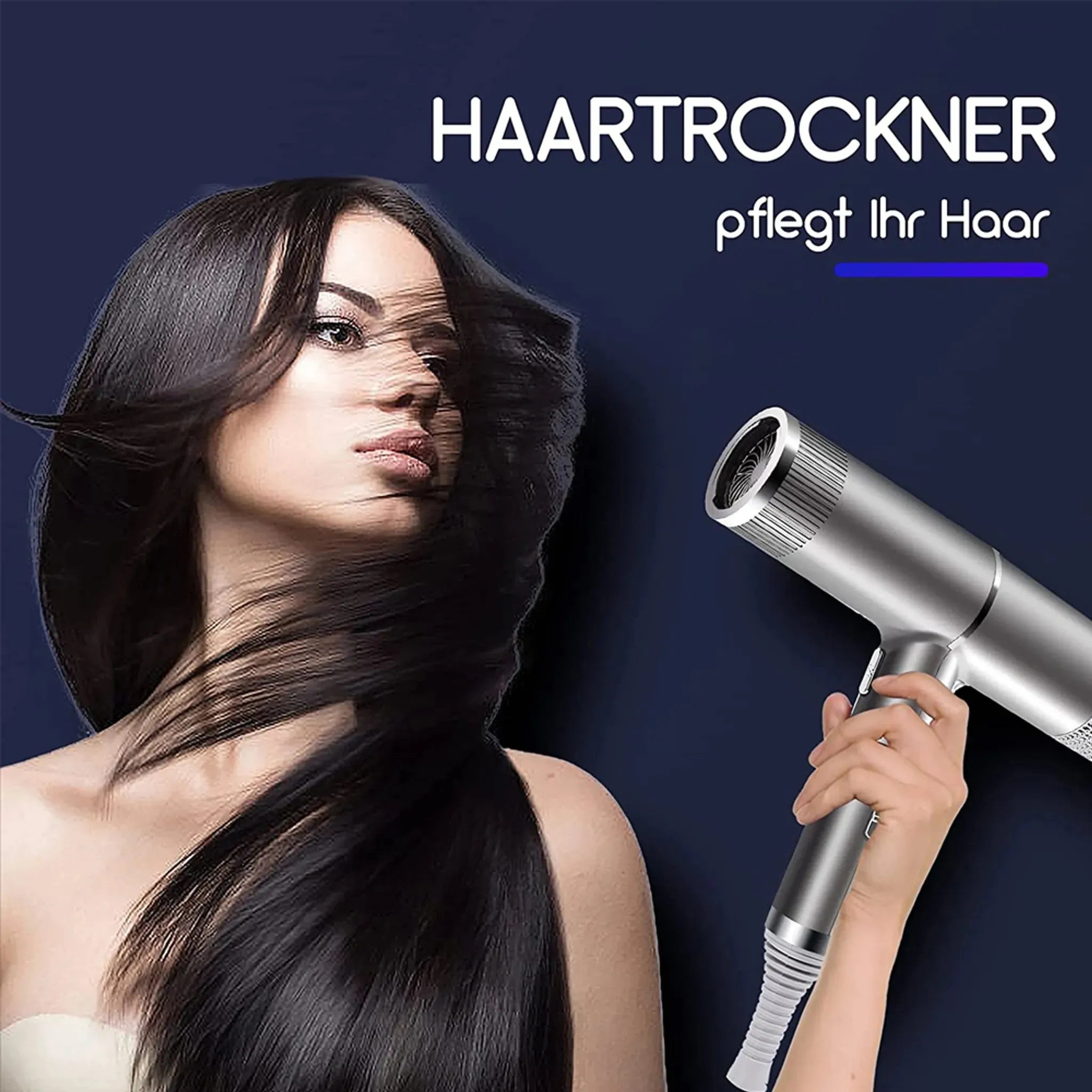 Professioneller Hochleistungs-Haartrockner für schnelles, schonendes Styling