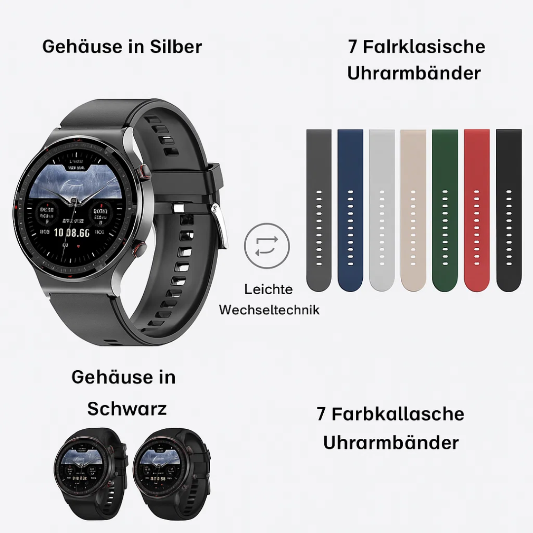 Medizinische EKG-Smartwatch mit Osram-Sensor