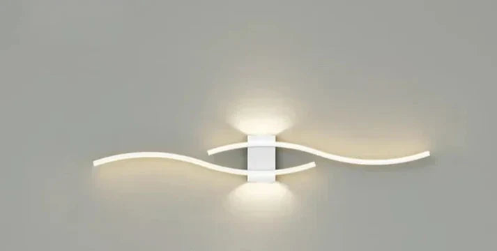 Lumivora Wave LED Wandleuchte | Modernes Wellen-Design | Energieeffizient & Stilvoll | 60×15 cm | Warmes, Blendfreies Licht