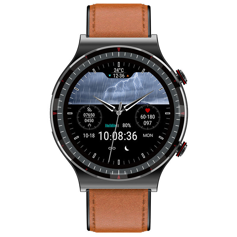 Medizinische EKG-Smartwatch | CFDA-zertifiziert | 512Hz High-Precision Biosensor | SpO2- & Herzfrequenz-Monitoring | KI-basierte Atemanalyse | IP67 Wasserdicht