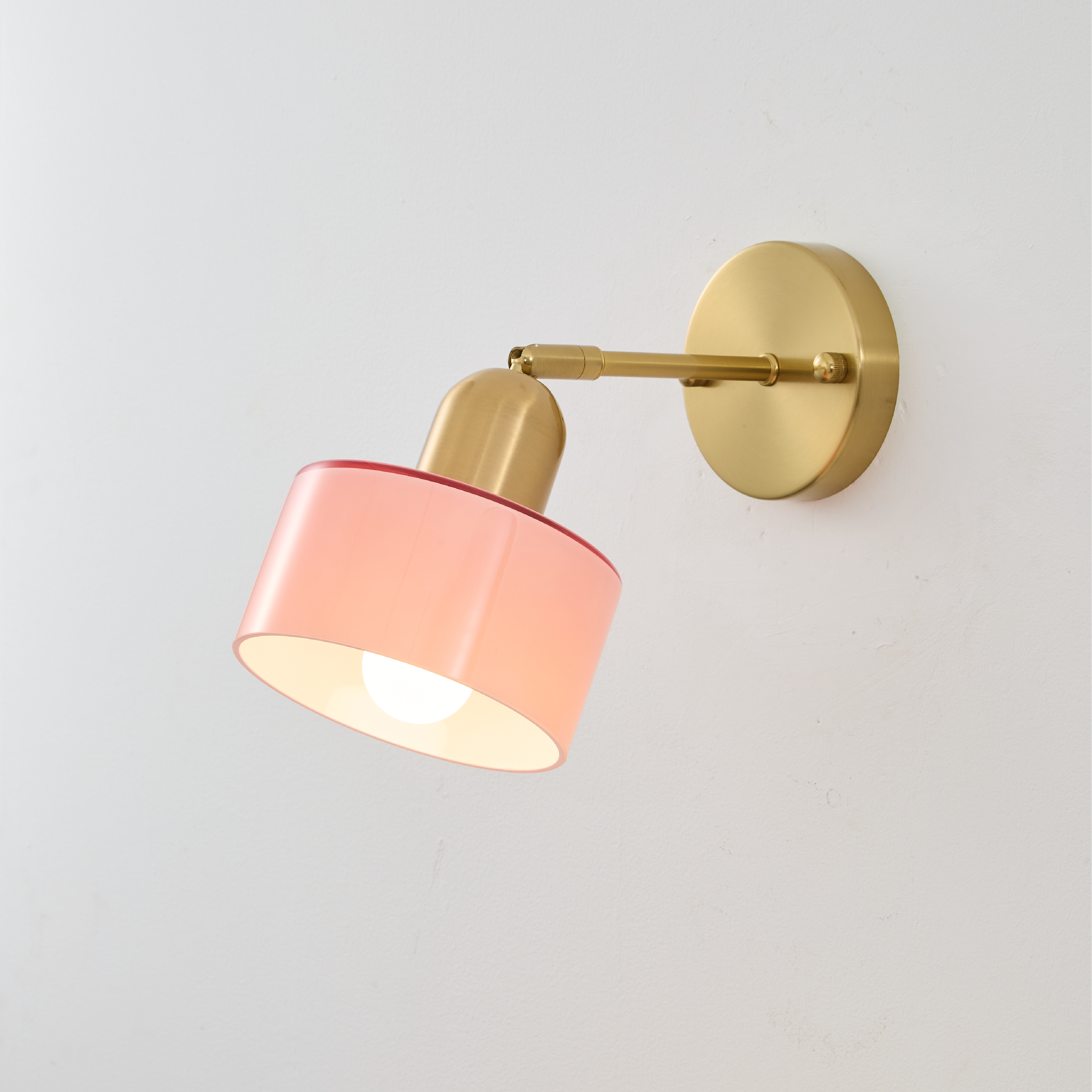 Bunte Glas Bauhaus Wandleuchte