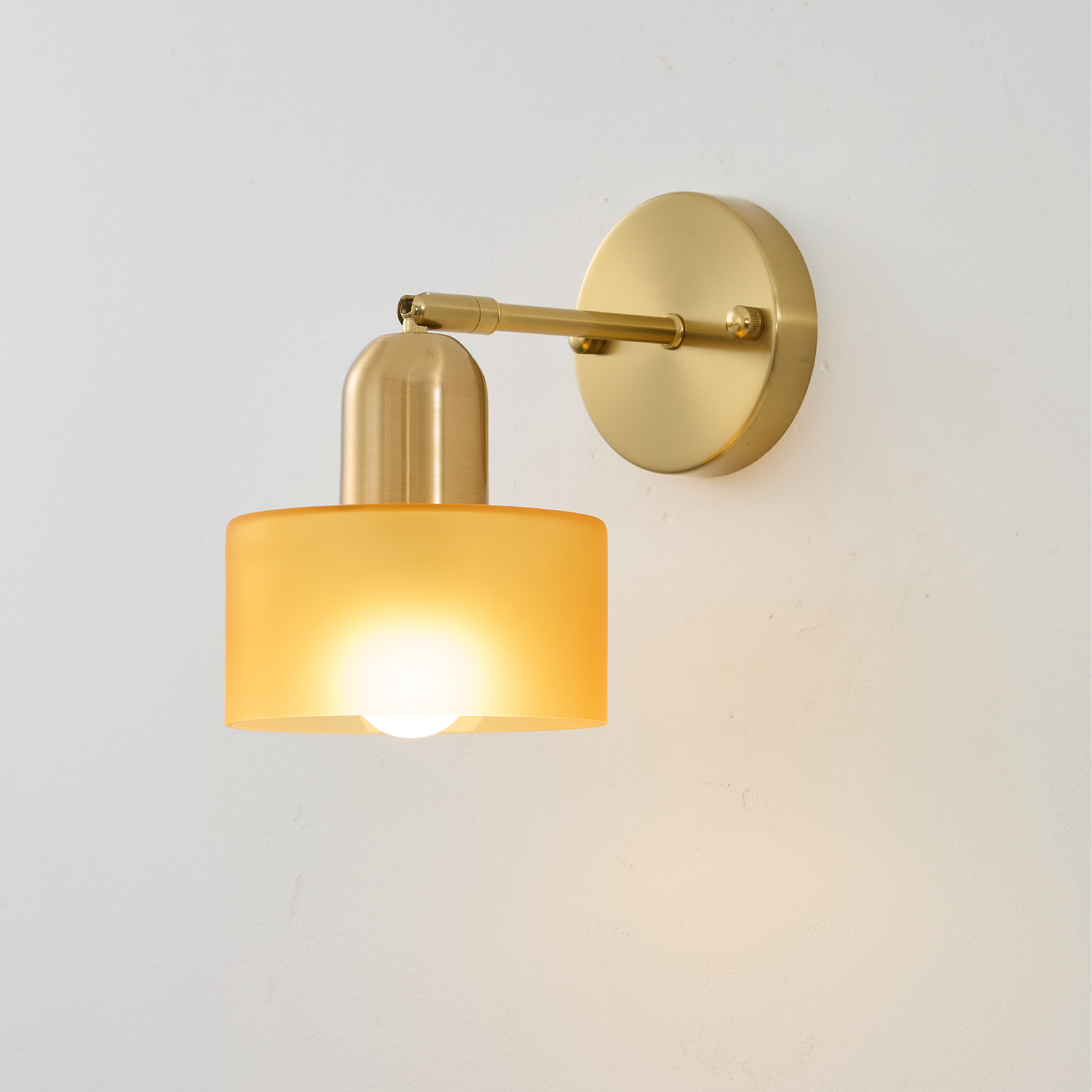 Bunte Glas Bauhaus Wandleuchte