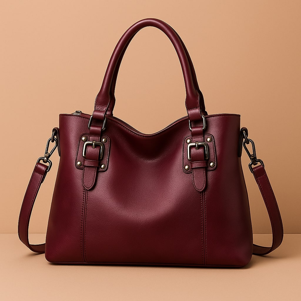 Handtasche für Frauen | Leder Umhängetasche | Schultertasche | Lunava