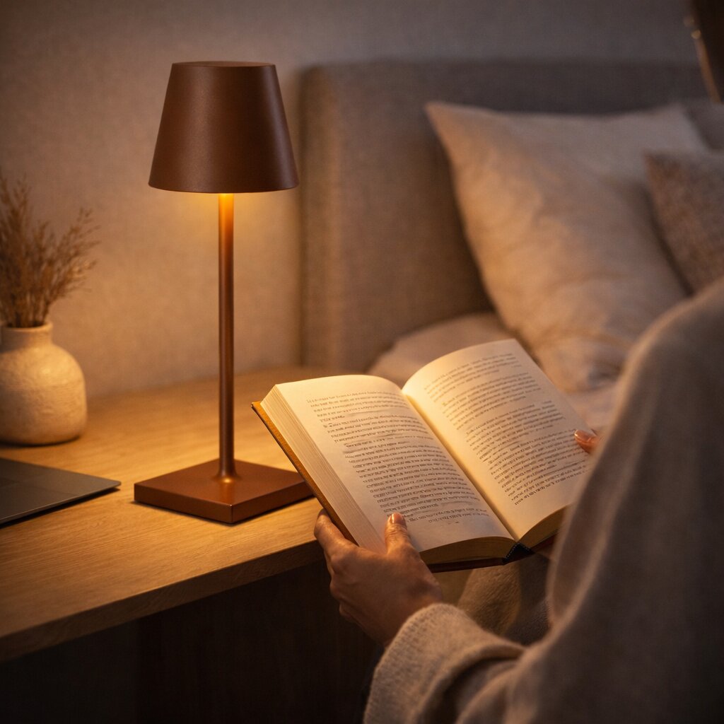 Kabellampe | Wiederaufladbare Tischleuchte | Tischlicht