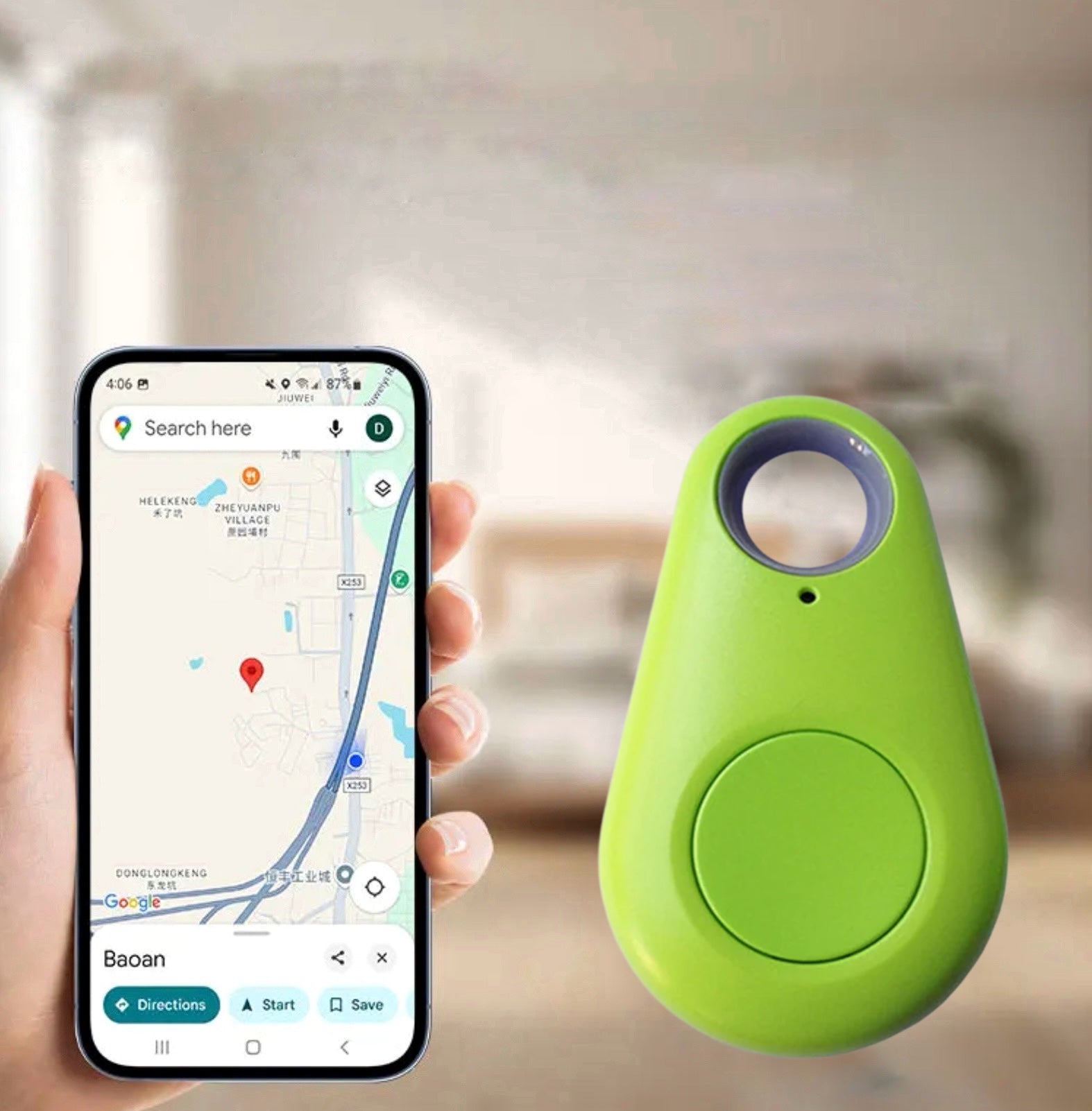 Mini GPS-Tracking-Gerät für Kinder mit Echtzeit-Ortung & SOS-Funktion