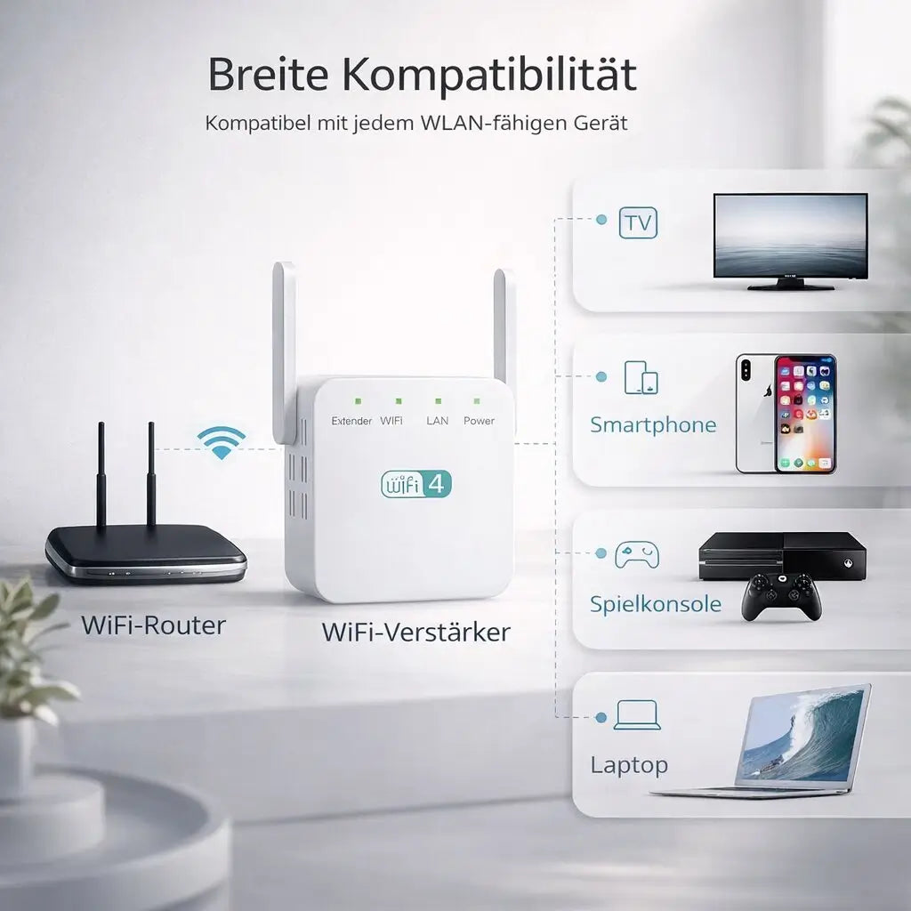 WLAN-Verstärker & Repeater | Signalverstärker für WLAN | Netzklar