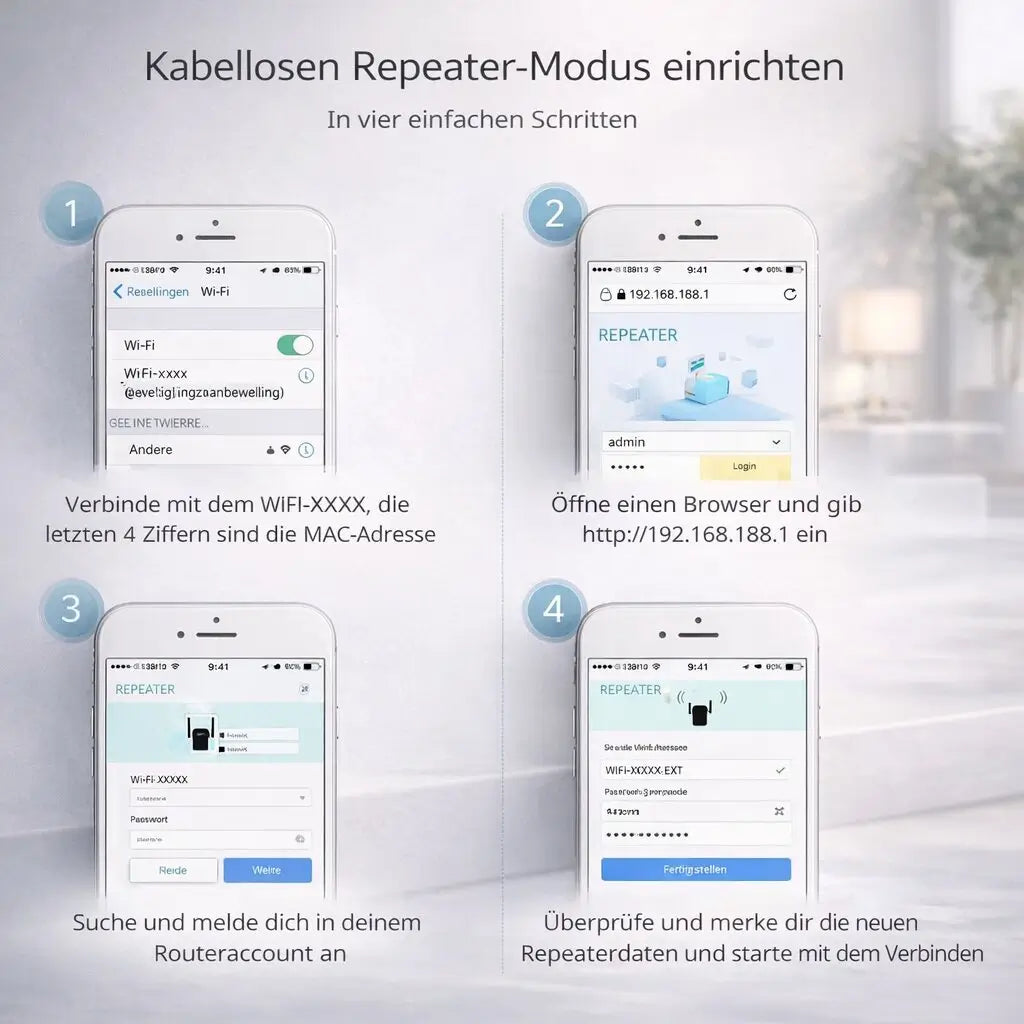 WLAN-Verstärker & Repeater | Signalverstärker für WLAN | Netzklar
